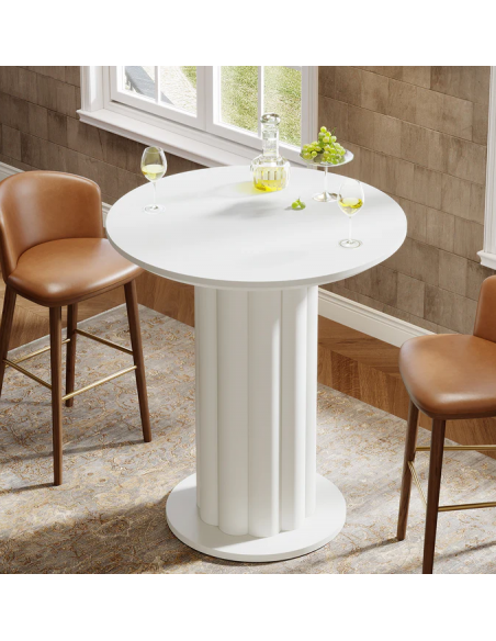 barbord barmøbler indretning bar højt spisebord hvid moderne