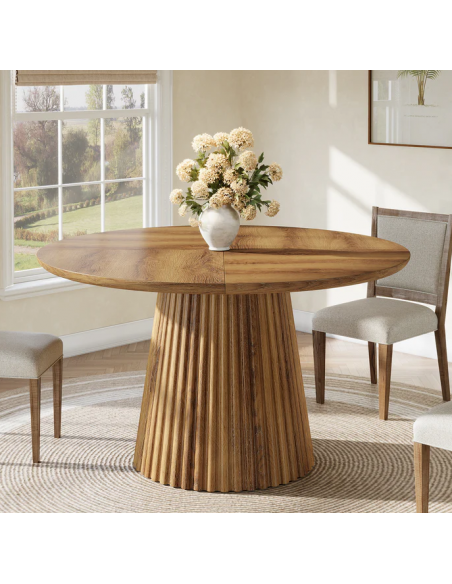 rundt spisebord indretning billigt træ runde 120