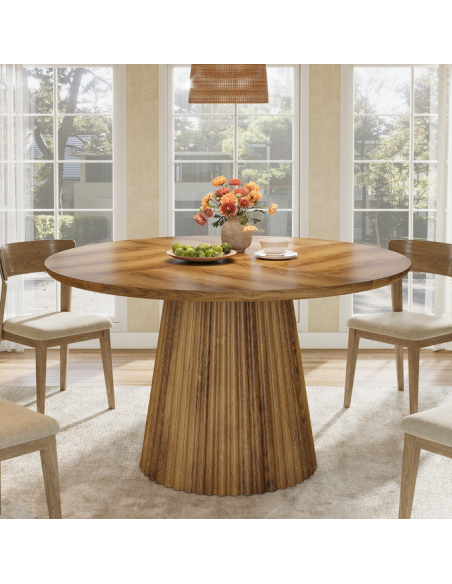 rundt spisebord indretning billigt træ runde 120