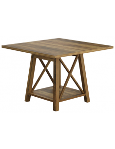 firkantet firekantet spisebord indretning billigt træ kvadratisk