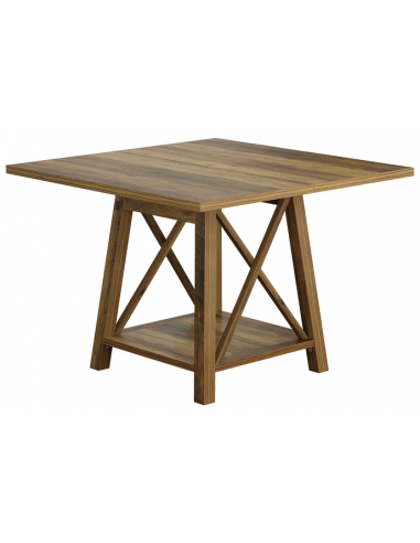 firkantet firekantet spisebord indretning billigt træ kvadratisk