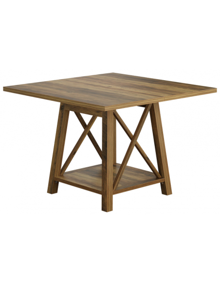 firkantet firekantet spisebord indretning billigt træ kvadratisk