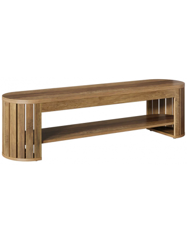 bænk entre garderobe soveværelse moderne design skobænk træ