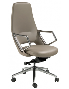 kontorstol med armlæn læder erhvervsindretning kontorindretning kontormøbler