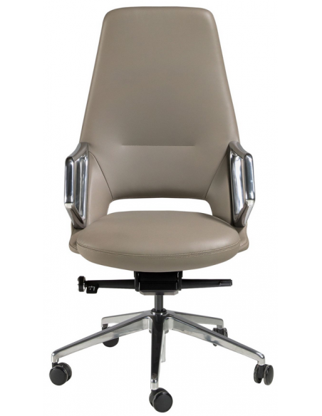 kontorstol med armlæn læder erhvervsindretning kontorindretning kontormøbler