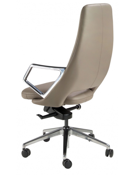 kontorstol med armlæn læder erhvervsindretning kontorindretning kontormøbler