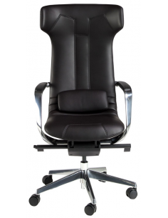 kontorstol med armlæn læder sort erhvervsindretning kontorindretning kontormøbler 2