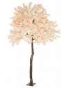 Stort kunstigt blomstertræ H320 cm - Fersken