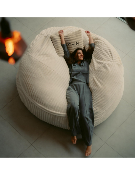 stor kæmpe sækkestol voksne børn