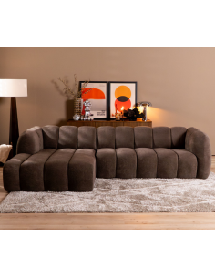 chaiselongsofa chaiselong sofa venstrevendt stof