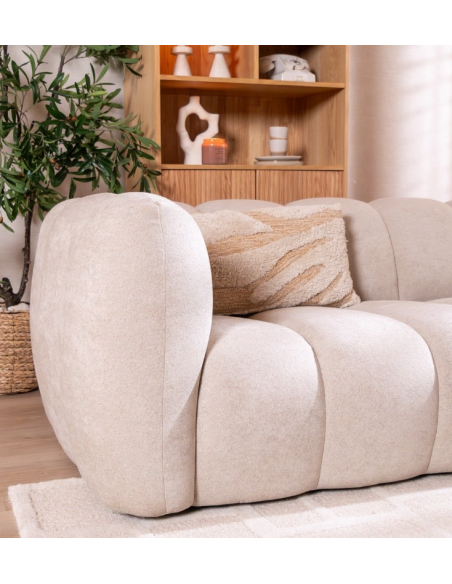 chaiselongsofa chaiselong sofa højrevendt stof beige