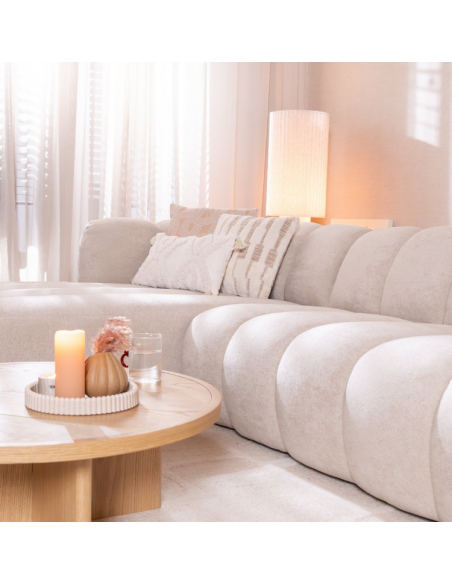 chaiselongsofa chaiselong sofa venstrevendt stof beige