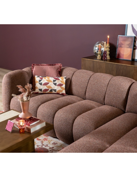 chaiselongsofa chaiselong sofa højrevendt stof bouclé