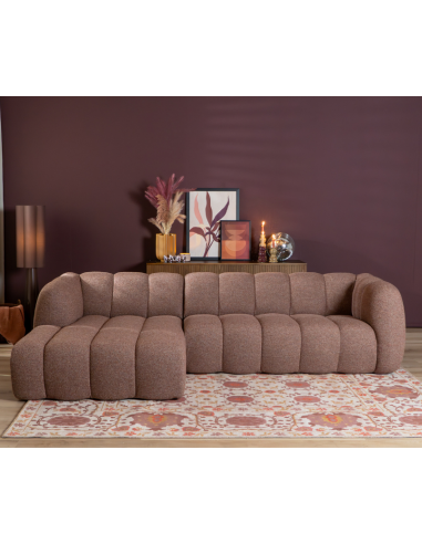 chaiselongsofa chaiselong sofa venstrevendt stof boucle