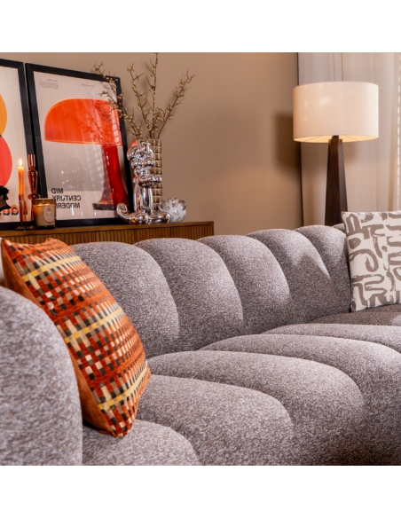 chaiselongsofa chaiselong sofa højrevendt stof bouclé