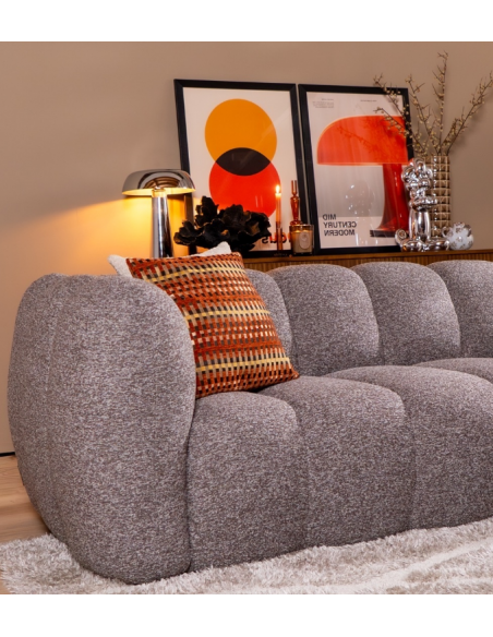 chaiselongsofa chaiselong sofa højrevendt stof bouclé