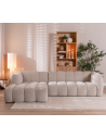 LUCA Venstrevendt chaiselongsofa i chenille B294 x D175 cm - Sand