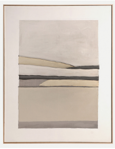 abstrakt billede motiv maleri stof tekstil træ rustikt moderne design ramme