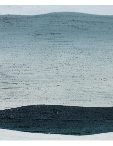 abstrakt billede motiv maleri stof tekstil træ rustikt moderne design ramme