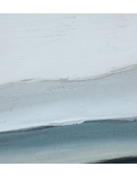 abstrakt billede motiv maleri stof tekstil træ rustikt moderne design ramme