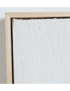 abstrakt billede motiv maleri stof tekstil træ rustikt moderne design ramme 2