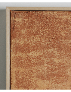 abstrakt billede motiv maleri stof tekstil træ rustikt moderne design ramme 2