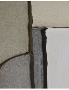 abstrakt billede motiv maleri stof tekstil træ rustikt moderne design ramme 2