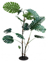 Stort kunstigt Monstera træ H310 cm - Grøn