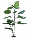 Stort kunstigt Monstera træ H420 cm - Grøn
