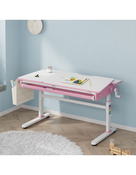 hæve sænke skrivebord computerbord børn børneværelse indretning