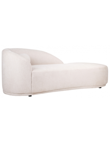EMMA Daybed sofa i polyester 220 x 90 cm - Creme