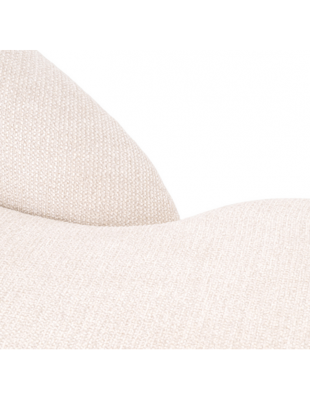 daybed sofa chaiselong creme beige stof moderne design