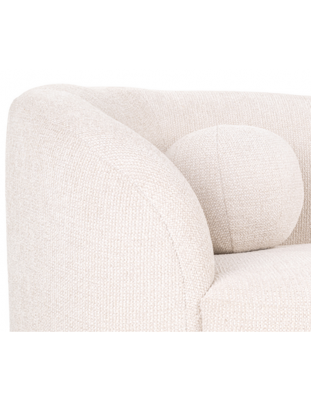 daybed sofa chaiselong creme beige stof moderne design