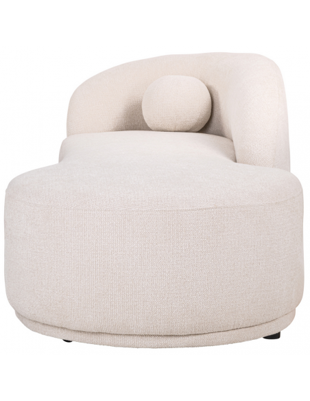 daybed sofa chaiselong creme beige stof moderne design