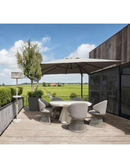 Moderne havestole spisebord stof havemøbler udendørsmøbler udendørsindretning