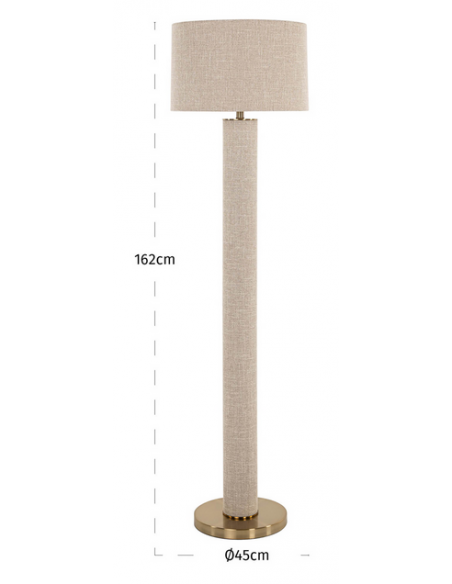 rustik gulvlampe høj stor moderne design