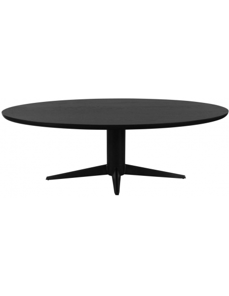 sort ovalt spisebord 230 træ eg egetræ