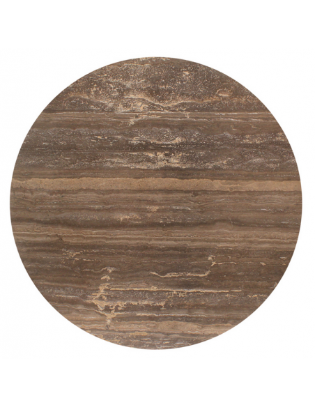 rundt spisebord 140 antik rustik industrielt