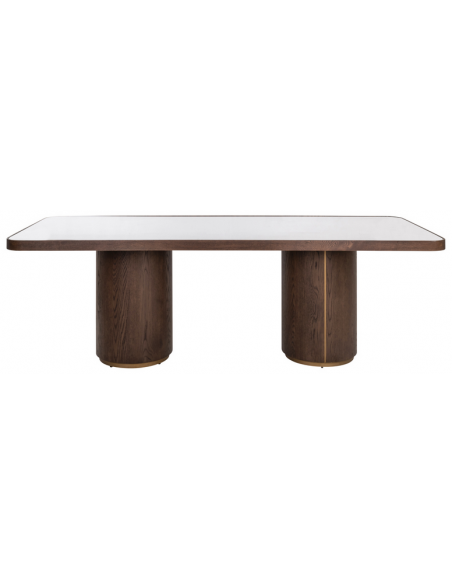 spisebord aflangt antik rustik industrielt træ