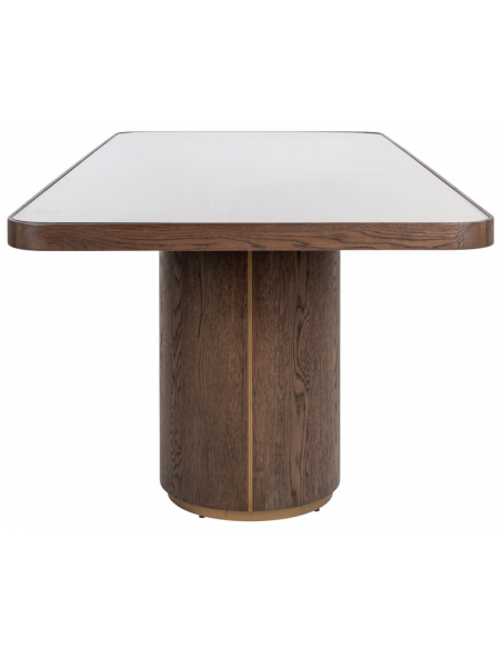 spisebord aflangt antik rustik industrielt træ