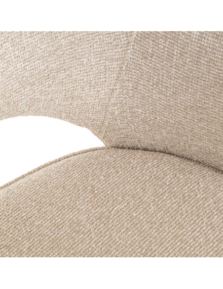 spisebordsstol armlæn stof moderne natur drejefod drejefunktion drej