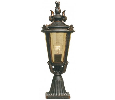 Se Baltimore Halvmurslampe H56 cm 1 x E27 - Patineret bronze hos Lepong.dk