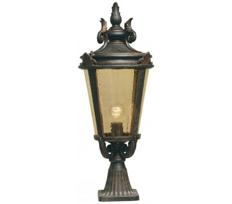 Se Baltimore Halvmurslampe H68 cm 1 x E27 - Patineret bronze hos Lepong.dk