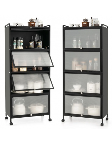 køkkenskab skab vitrine vitrineskab opbevaring moderne køkken design