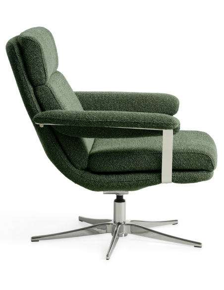 lænestol med vippefunktion stof drejefod