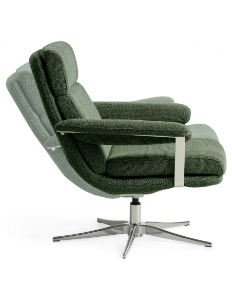 lænestol med vippefunktion stof drejefod