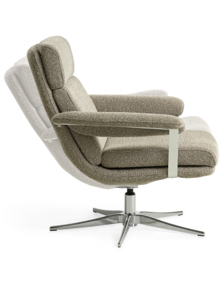 lænestol med vippefunktion stof drejefod