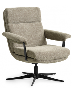 lænestol med vippefunktion stof drejefod