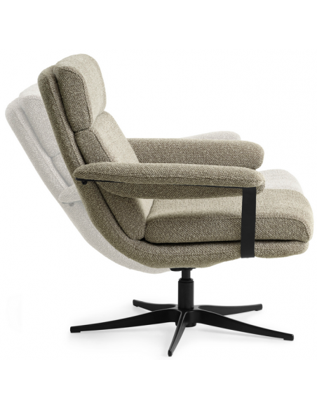 lænestol med vippefunktion stof drejefod