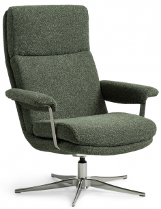 lænestol med vippefunktion stof drejefod
